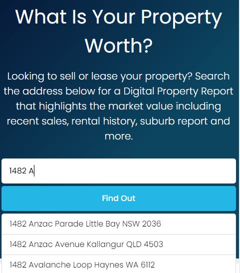 what is your property worth steps involved